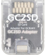 GC2SD Micro SD Card Adapter TF Card Reader for Gamecube Wii Console CLEAR - $4.06 CAD