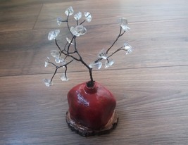 Clear Quartz Fertility and Good Fortune Pomegranate Tree - £46.36 GBP