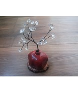Clear Quartz Fertility and Good Fortune Pomegranate Tree - $39.00
