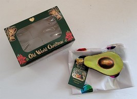 2021 Old World Christmas Avocado Glass Ornament with Original Box - £14.99 GBP