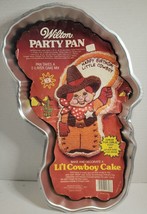 Vintage Cake Pan 1981 Wilton Lil Cowboy Cake Pan Mold #502-3363 With Incert - £8.03 GBP