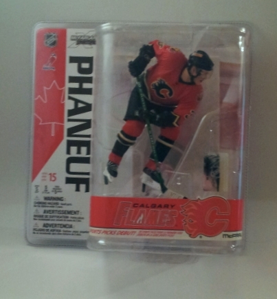 Primary image for Dion Phaneuff - New in Box  Mc Farlane 6 inch - Calgary Flames - Red Jersey 
