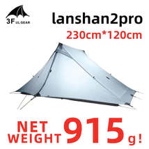 Han2pro 230cm120cm weight 915g renown ultralight 3f ul gear lanshan 2 pro 2 person 155 thumb200