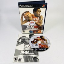 NCAA March Madness 08 (Sony Playstation 2 PS2 2007) Complete w/ Manual Tested EA - £11.88 GBP