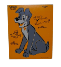 Playskool Walt Disney Tramp Wooden Puzzle 190-3 - $183.40 MXN
