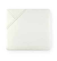 Sferra Celeste Ivory King Bottom Fitted Sheet - Egyptian Cotton Percale  - £223.30 GBP
