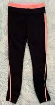 Lululemon Leggings Size 4 Cropped Black Pink Yoga Workout Womens Gym Ath... - $29.70