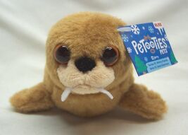 RUSS Petooties Pets Wintry Friends JERRY THE WALRUS 4" Plush STUFFED ANI... - $14.85