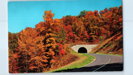 Tunnel on the Blue Ridge Parkway Great Smoky Mountains North Carolina Postcard - £5.49 GBP