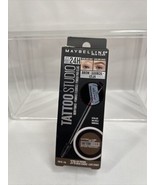 Maybelline 378 Ash Brown Tattoo Studio Brow Pomade Browliner Fill COMBIN... - £4.87 GBP