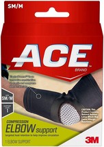 ACE Elasto-Preene Elbow Support, Black with Gray Small/Medium - $14.55