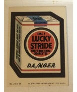 Lucky Stride 1979 Wacky Packages Trading Card - $3.95