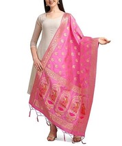 Banarsi Chunni Silk Zari ethnic Women Girls Dupatta Wedding partywear Sw... - $26.99