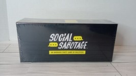 Social Sabotage: An Awkward Party Game by BuzzFeed - Factory Sealed &amp; Brand New - £8.75 GBP