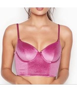 Victoria&#39;s Secret ~ Body By Victoria ~ Velvet Long Line Bra ~ VS Women S... - $569.61 MXN