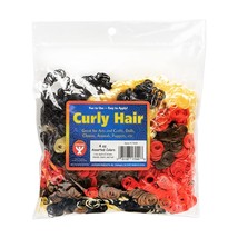 Fake Curly Hair - Great For All Types Of Arts And Crafts - Easy To Apply... - £22.77 GBP