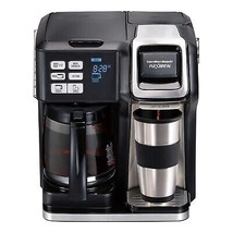 Coffee Pot Maker K Cup Single Serve Cup Brew Pod Hamilton Beach Flexbrew Machine - £90.75 GBP