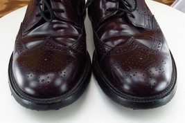 Bostonian Shoes Sz 8.5 M Brown Wingtip Oxfords Leather Men 27666 - £31.15 GBP