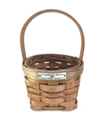 Longaberger 1989 Inaugural Handmade Basket - £7.72 GBP