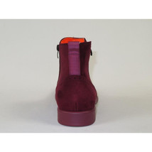 Men's TAYNO Chelsea Chukka Soft Micro Suede Zip up Boot Coupe S Wine image 9