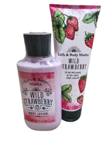 Bath &amp; Body Works Wild Strawberry Body Lotions &amp; Body Cream - £27.74 GBP