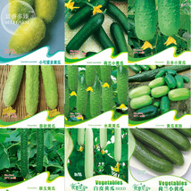 Combos Cucumbers Seeds Mixed 9 Packs Organic Green Vegetables Fruits Gardening U - $14.20