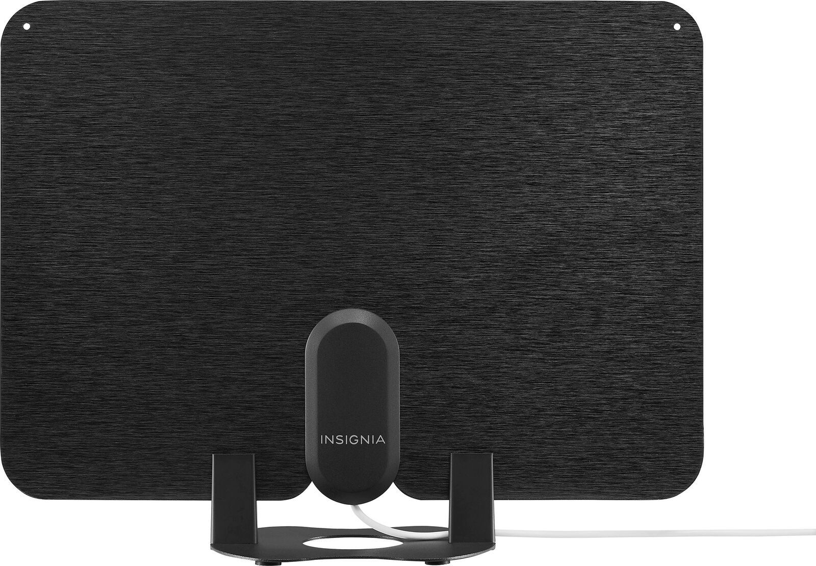 Insignia- Amplified Ultra-Thin Indoor HDTV Antenna - 60 Mile Range - Black