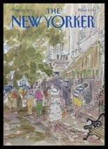COVER ONLY The New Yorker August 26 1985 Flea Market by James Stevenson No Label - £11.37 GBP