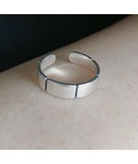 adjustable open 925 sterling silver little finger knuckle ring geometric... - £8.83 GBP