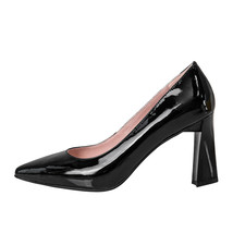 Women Pumps Elegant Shallow Premium Leather High Quality Pumps High Heels All-Ma - £96.54 GBP