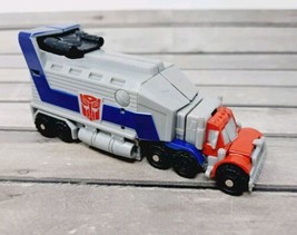 Transformers Bot Shots Optimus Prime with Launcher 2012 Hasbro Red Truck Trailer - £8.96 GBP