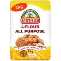 Wheat Flour 2KG All Purpose Superior Grade Gmo Free Makfa МАКФА Russia Rf Мука - £7.77 GBP