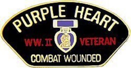 Purple Heart World War Ii Veteran Combat Wounded Pin - £15.62 GBP