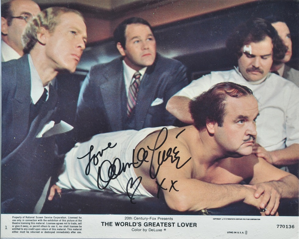 DOM DeLUISE SIGNED Photo - The World&#39;s Greatest Lover  w/coa - $129.00