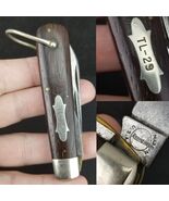 RARE Remington TL29 USA pocket knife 1933-1935 old wood scales 3 blade t... - $149.99