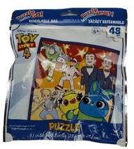 PUZZLE ON THE GO 48 pcs DISNEY TOY STORY 4 COLLECTIBLE Resealable Bag NEW! - £4.96 GBP