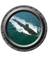 USS Jimmy Carter - Porthole Wall Decal - £11.25 GBP