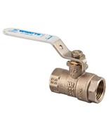 1/2 in. Brass FIP x FIP Full Port Threaded Ball Valve - $53.13 CAD