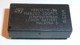 NEW 1PC ST M48Z02-200PC1 IC DIP-24 5V 16 Kbit 2Kb x 8 ZERO POWER SRAM Ob... - $13.50