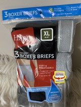 Hanes Men&#39;s 3 Pack Tagless Comfort Flex Waistband Boxer Briefs Size XL - €4,23 EUR