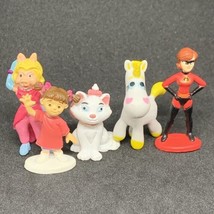 Lot of 5 Disney Parks Collector Packs 1&quot; Mini Figures Marie Boo Piggy Bu... - $19.79