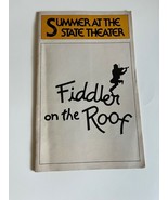 Fiddler On Roof Bernardi, Karnilova - Aug. 1981 Summer At The State Thea... - $7.86 CAD