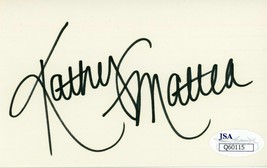 Kathy Mattea Signed Cut Signature JSA COA Autograph Country Singer - £22.81 GBP