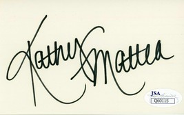 Kathy Mattea Signed Cut Signature JSA COA Autograph Country Singer - $29.04