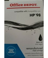 Office Depot Brand ~ HP 98 ~ BLACK Ink Cartridge ~ 659-635 ~ NIB - £8.95 GBP