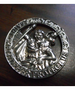 Catholic Religious Holy Medal Saint Christopher Travel Safe 1 1/2&quot; Pocke... - £16.01 GBP