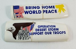 Lot 20+ 1990 Operation Desert Storm Bumper Stickers 12&quot; Two Different De... - £54.20 GBP