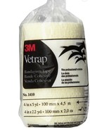 3M 1410BK Vet Bandaging Tape, 4 in. x 5 yd. White 1410W - $12.50