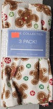 3pc Same Kitchen Cotton Terry Towels SET(15x28&quot;)CHRISTMAS Gingerbread Cookies,Am - £14.23 GBP