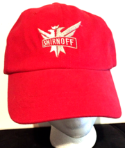 Smirnoff baseball hat red adjustable back brand head shots by KC Caps 10... - $12.13